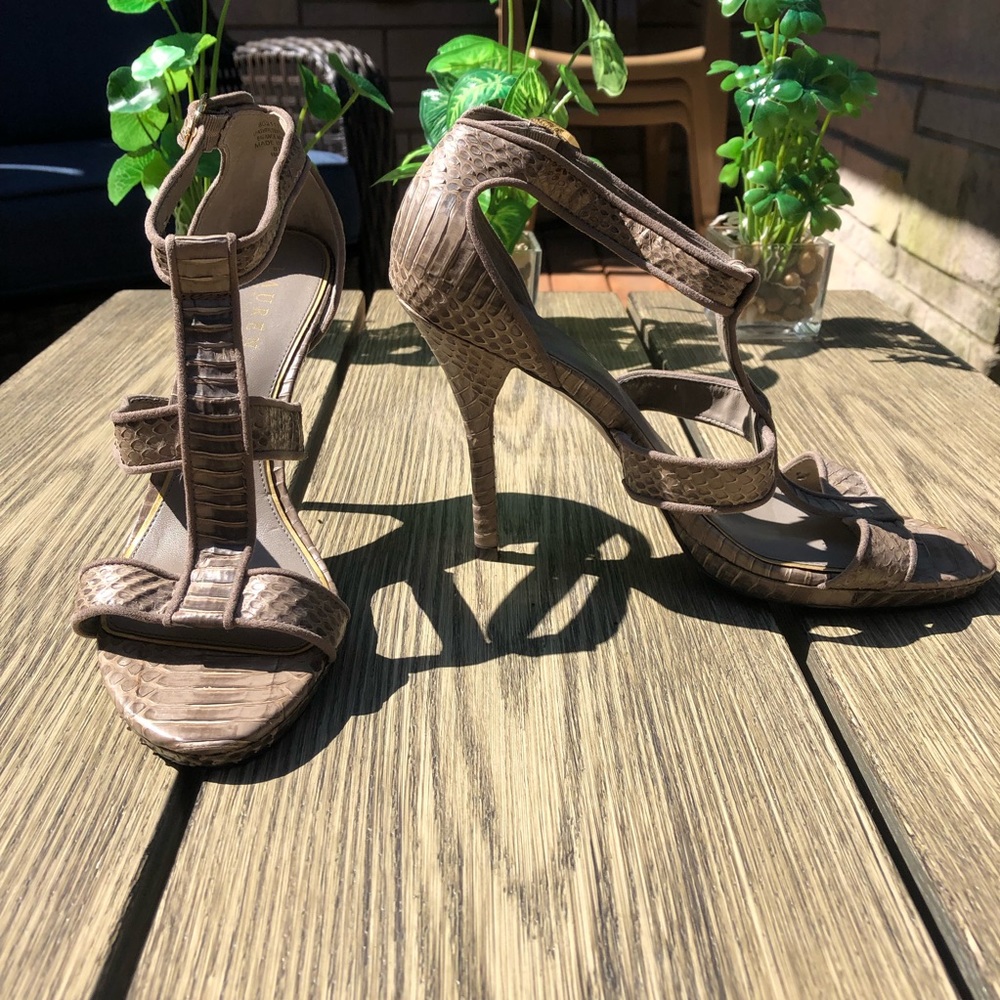 Ralph Lauren Snakeskin Heels